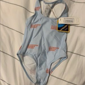 Tinycottons blue new with tag bathing suit
